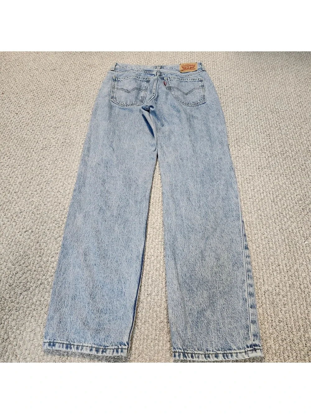 Levi's Low Pro Straight Light Wash Blue Denim Jeans Size 26